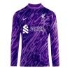 Original Fußballtrikot Liverpool Purple Version Torwart 2024-25 Langarm Für Herren